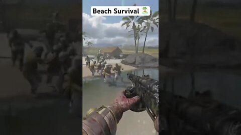 Beach survival ““Full Gameplay On Channel” #gaming #callofduty #firstpersonshooter #zombiesurvival