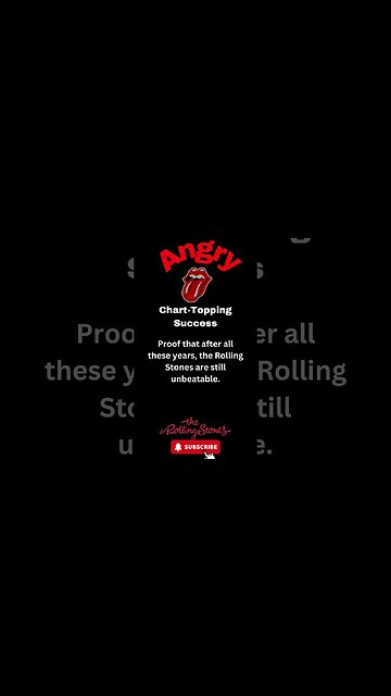 The Rolling Stones: Reigning Supreme on the Charts #shorts #rollingstones #rocknroll