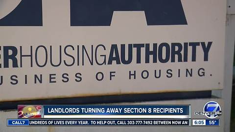 Landlords turning away Section 8 recipients