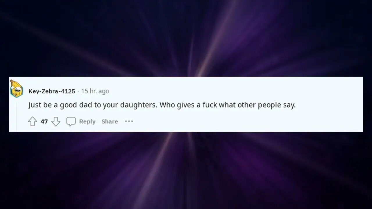 How should I deal with folks who sympathize with me for having two daughters?