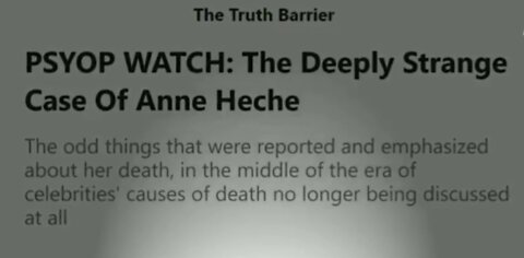 THE DEEPLY STRANGE CASE of ANNE HECHE by Greg Reese