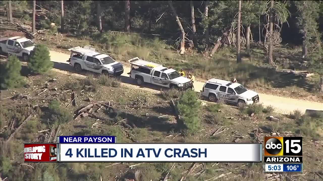 Family speaks after four bodies recovered from ATV crash site north of Payson