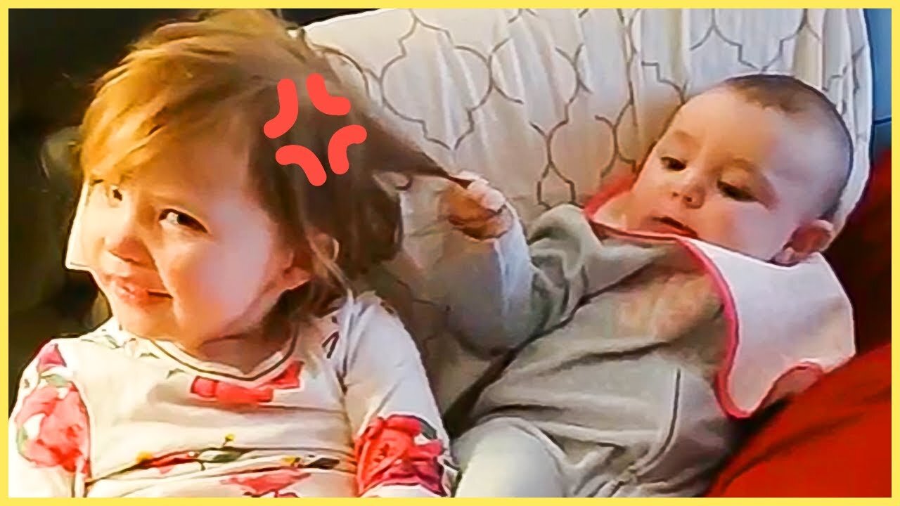 Fun And Fail Moments Of Baby And Siblings -- 5-Minute Fails