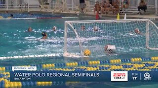 Boca Raton water polo moving on to regional finals