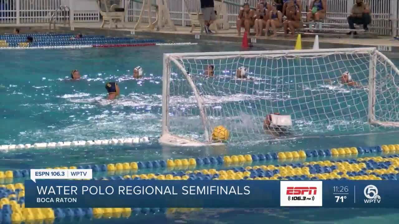 Boca Raton water polo moving on to regional finals