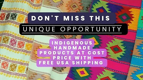 Buy Indigenous Handmade Items At Cost Price W/ Free Shipping