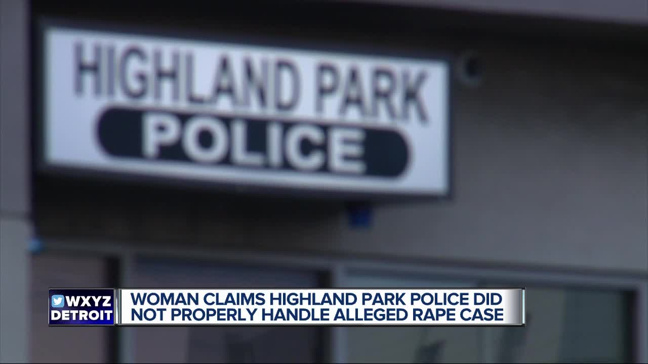 Woman claims Highland Park police did not properly handle alleged rape case