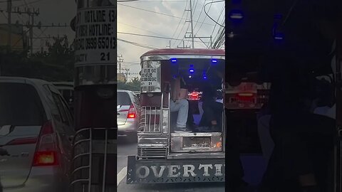 Jeepney in Traffic #shortvideo #shortsvideo #travel #shortsfeed #shorts #short #subscribe