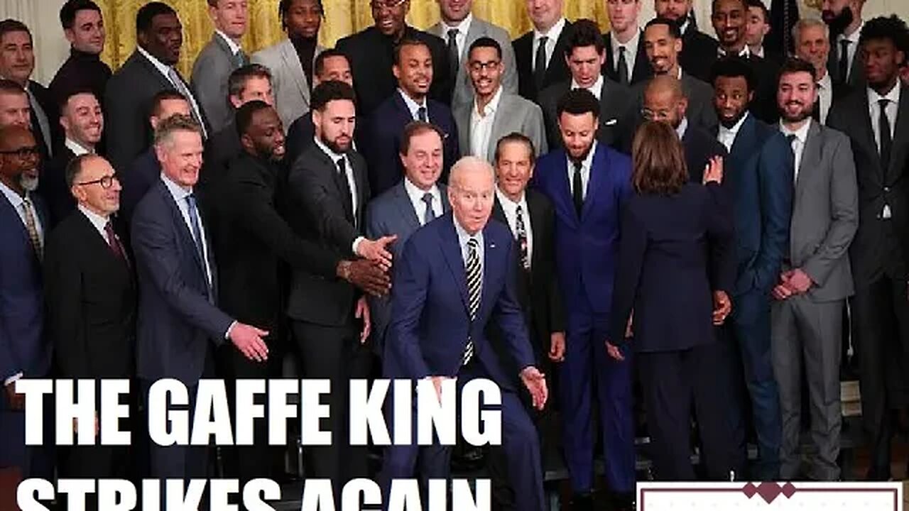 THE GAFFE KING STRIKES AGAIN
