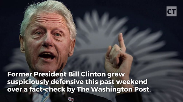 Bill Clinton Gets Oddly Defensive Over Claim