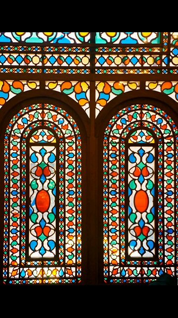 Stained glass windows in Iran