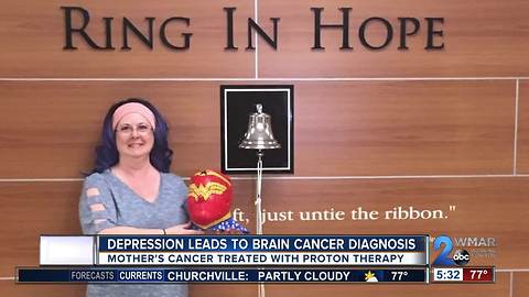 Suicide attempt leads to mother's brain cancer diagnosis