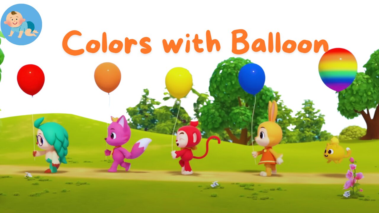 Colors with Balloon | Fun Animated Colors Video