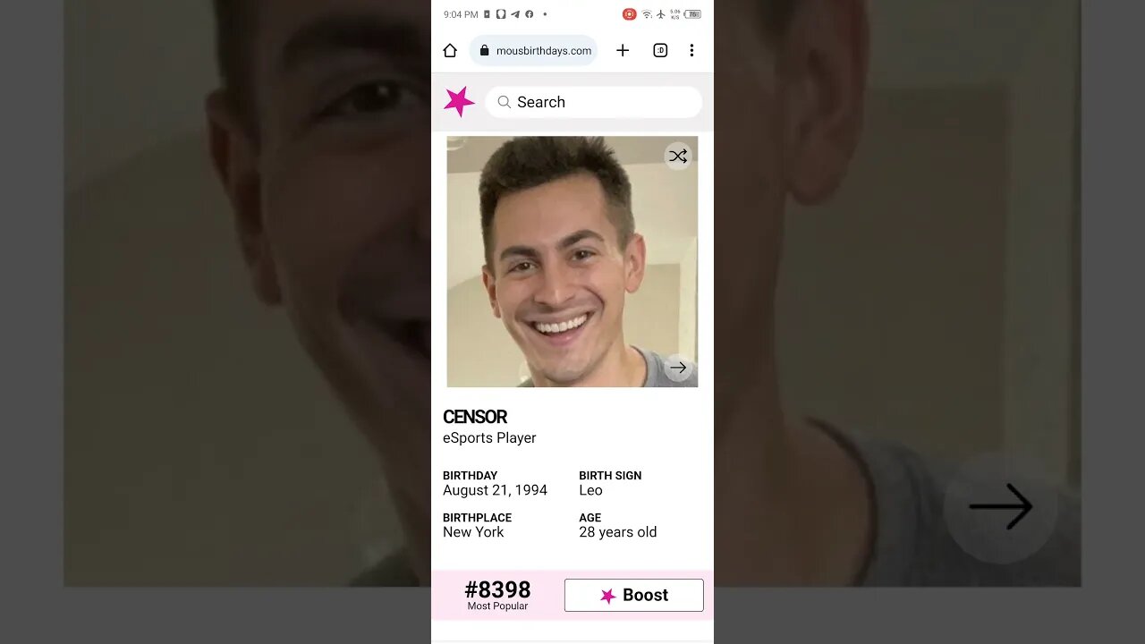 HAPPY 28 BIRTHDAY CENSOR eSports Player