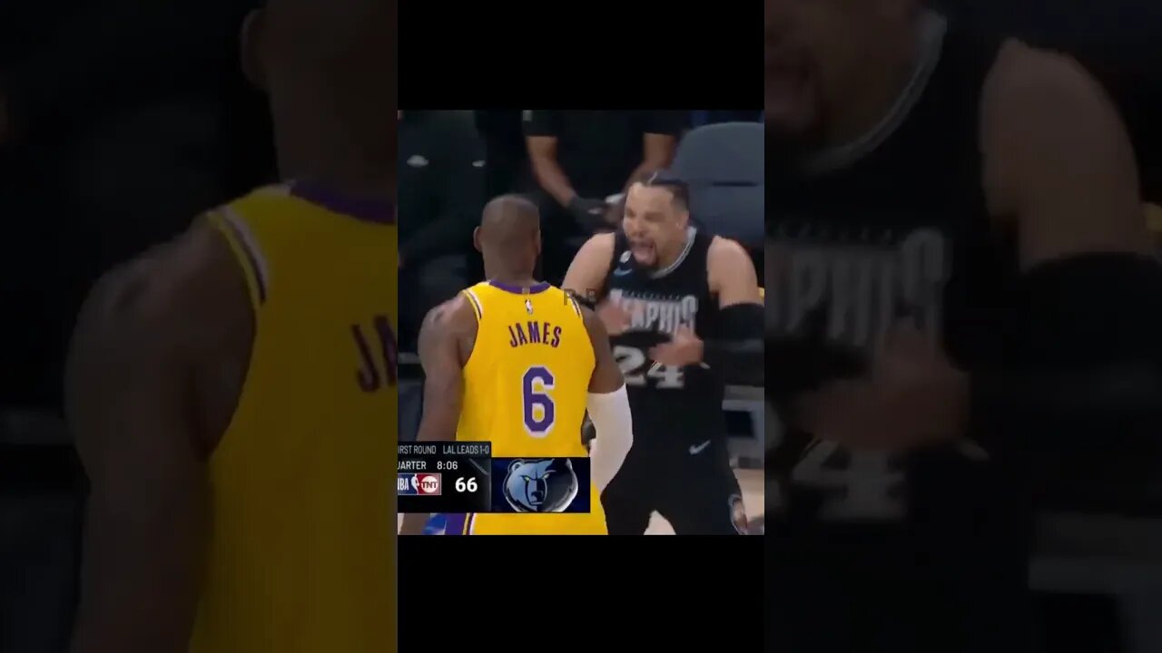 LeBron James And Dillon Brooks Gets Into A FIGHT