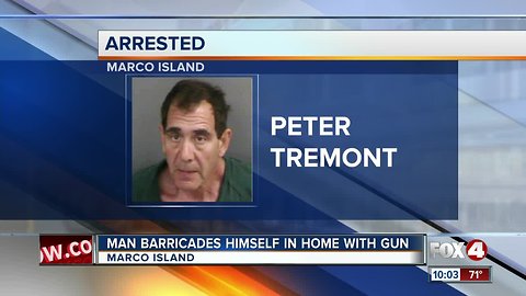 Armed man barricades himself in Marco Island home