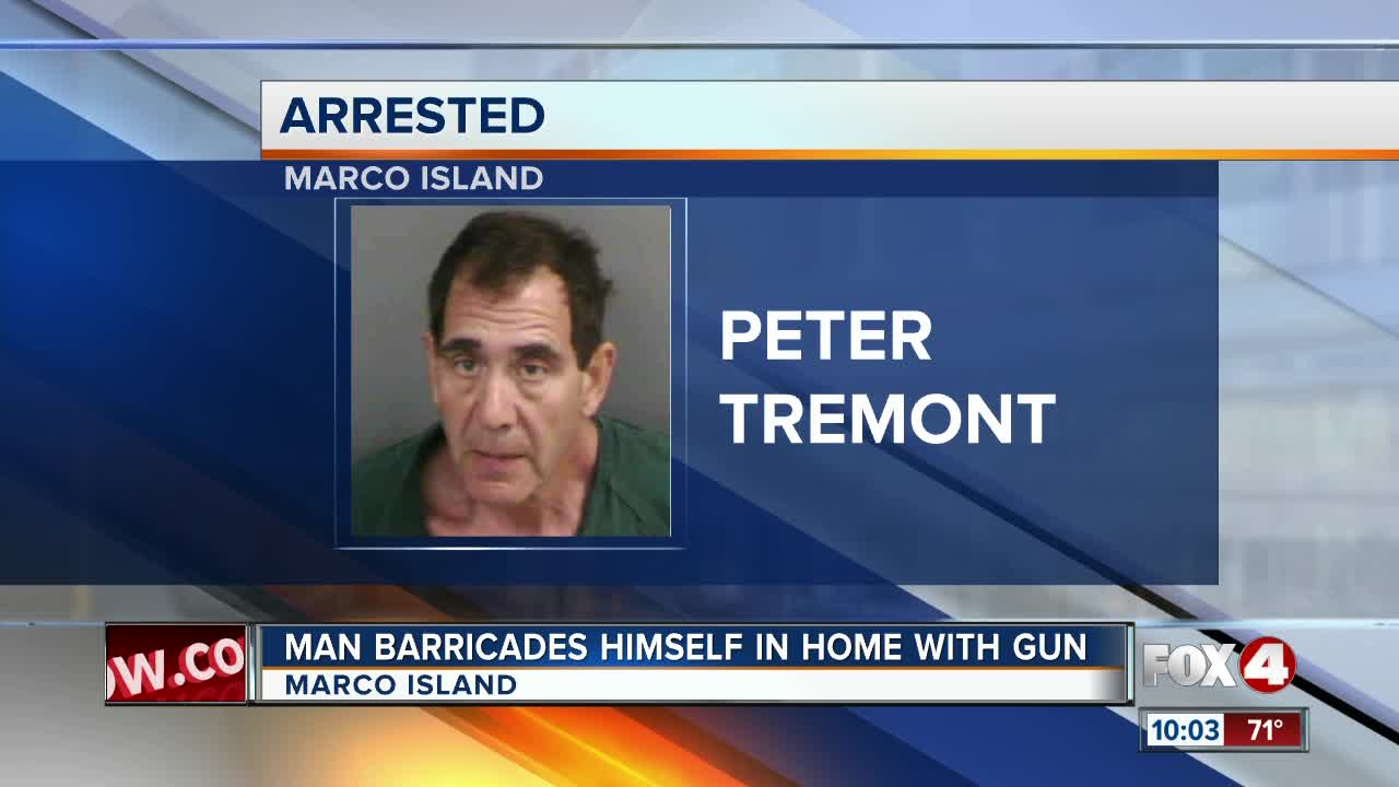 Armed man barricades himself in Marco Island home