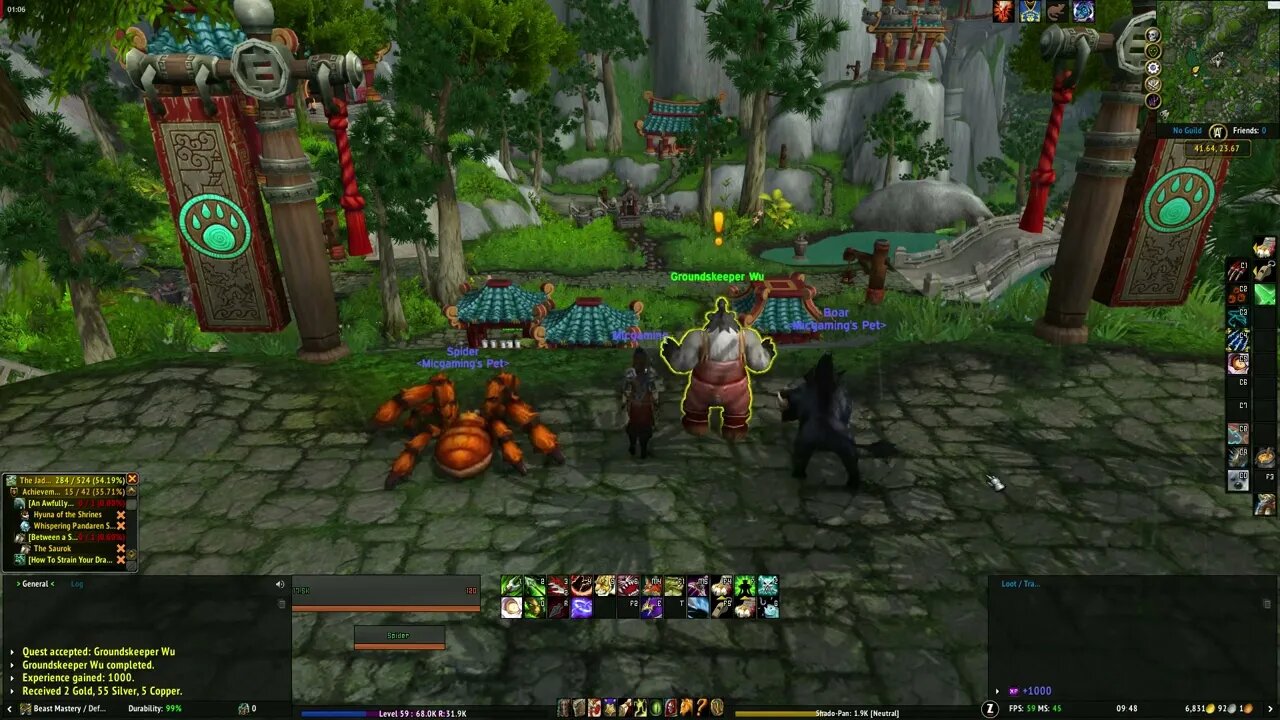 World of Warcraft Mists of Pandaria Groundskeeper Wu