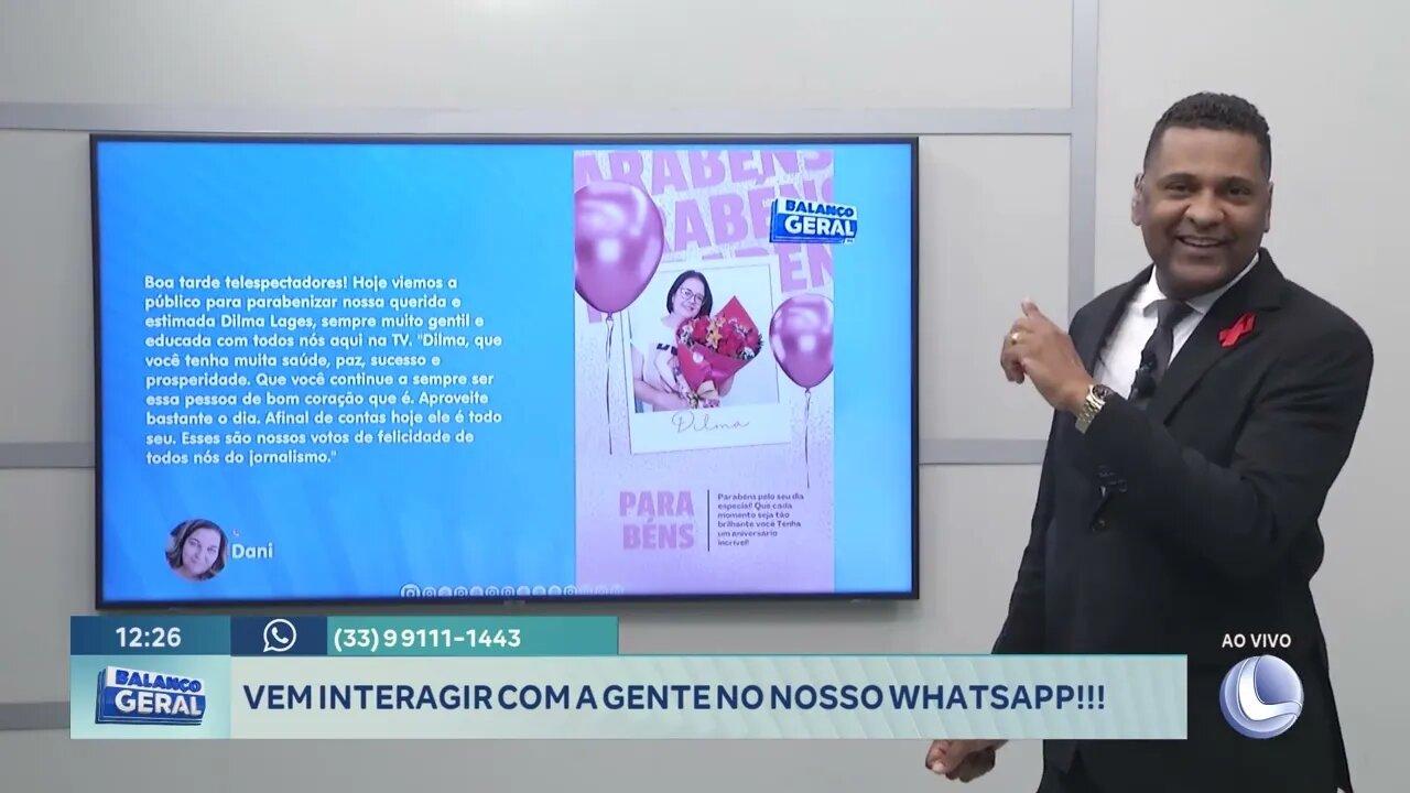 Mensagens do Whatsapp 1º Bloco - 14/12/2023