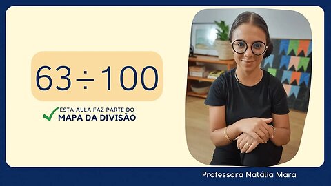 63 dividido por 100| Dividir 63 por 100 | 63/100 | 63:100 | 63÷100 | DIVIDIR NÚMERO MENOR POR 100