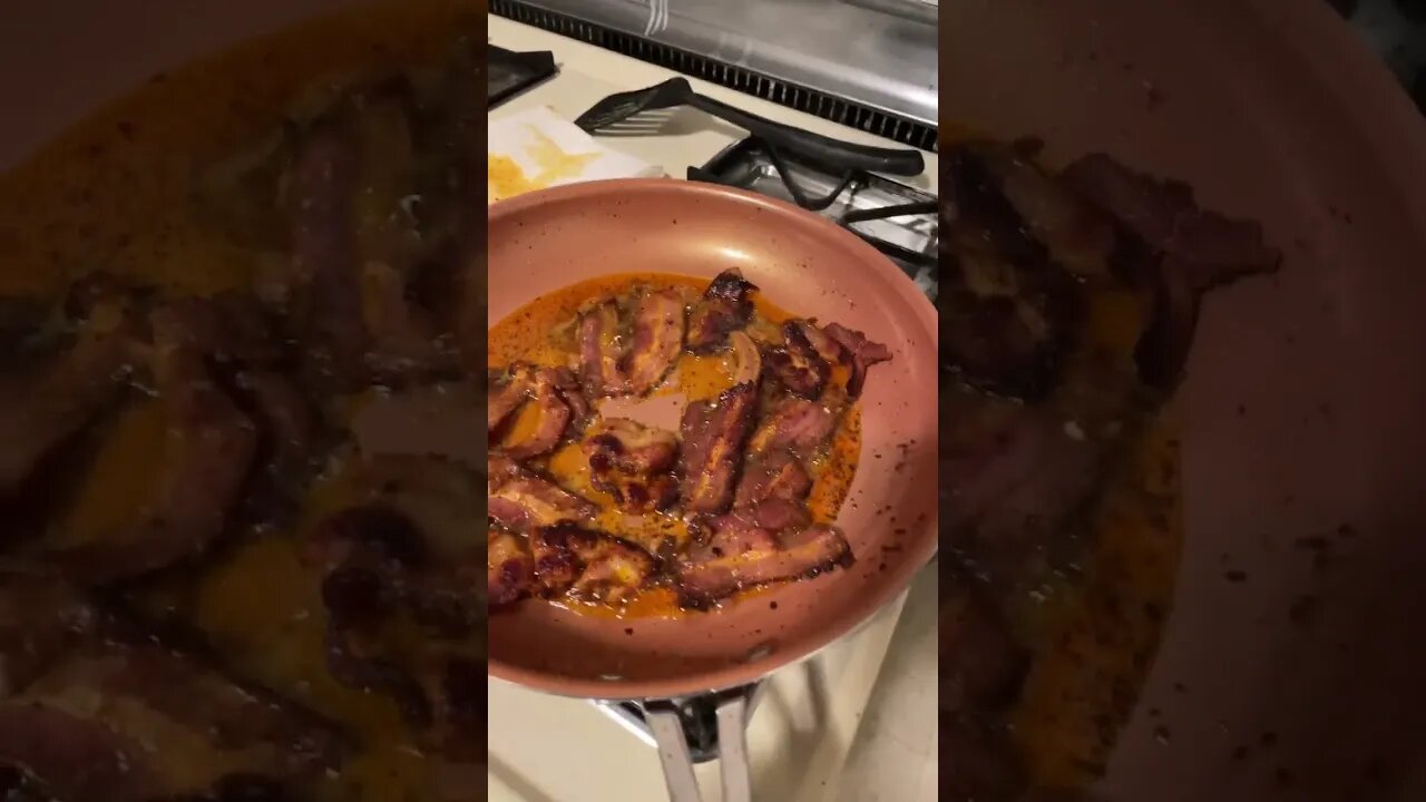 Jalapeño bacon is done