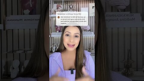 Estou um mês sem menstruar e o teste deu negativo