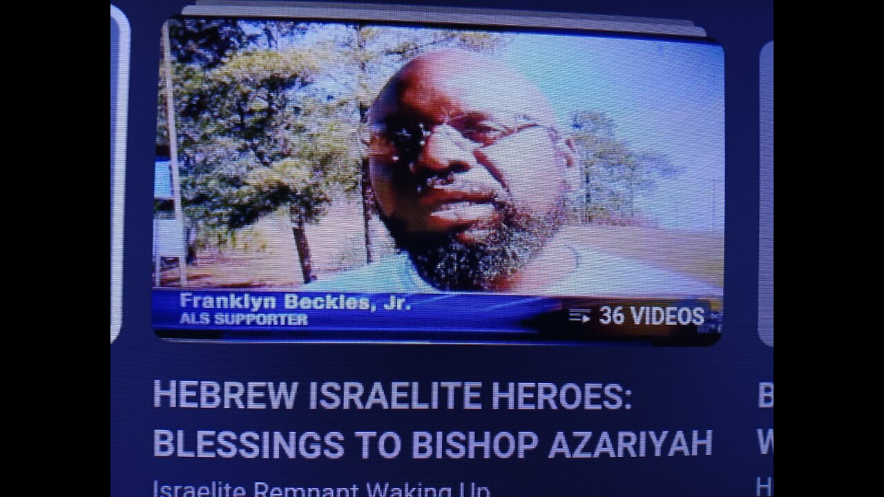 THE ISRAELITES: TV NEWS PROFILES THE MIGHTY BISHOP AZARIYAH AS A TRUE HERO AND A MAN OF GOD!!!