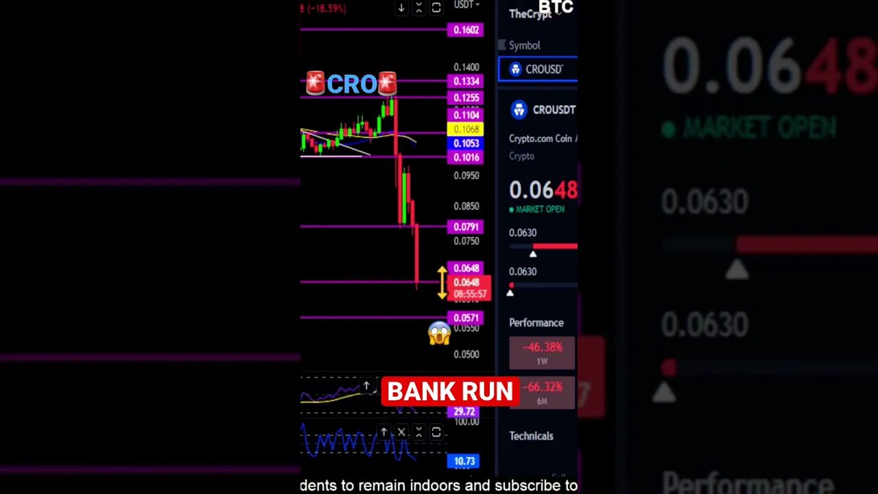 🚨Crypto.com will it survive a bank run!??🚨😱👀🤦Full update over on my channel 👍