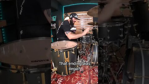 Hes almost as good as me at drumming
