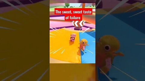 the sweet taste of failure #shorts #funnymoments #gaming #fallguys