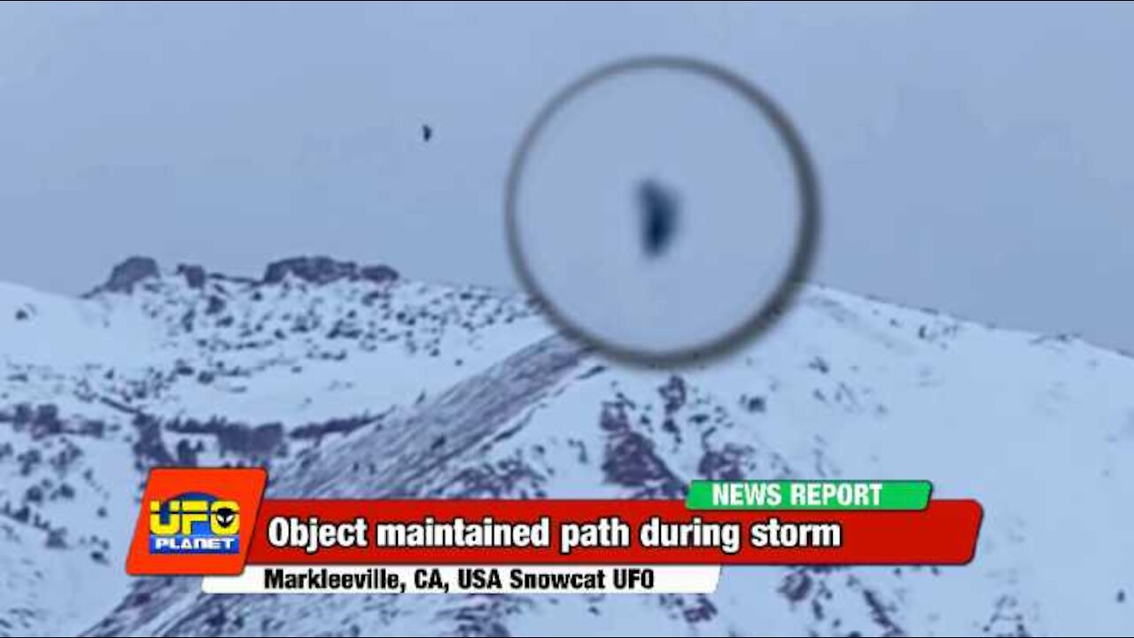 UFO Planet S10E15 – SnowCat operator films UFO at mountain top + 2 other UFO stories