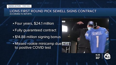 Report: Sewell signs four-year contract with Lions