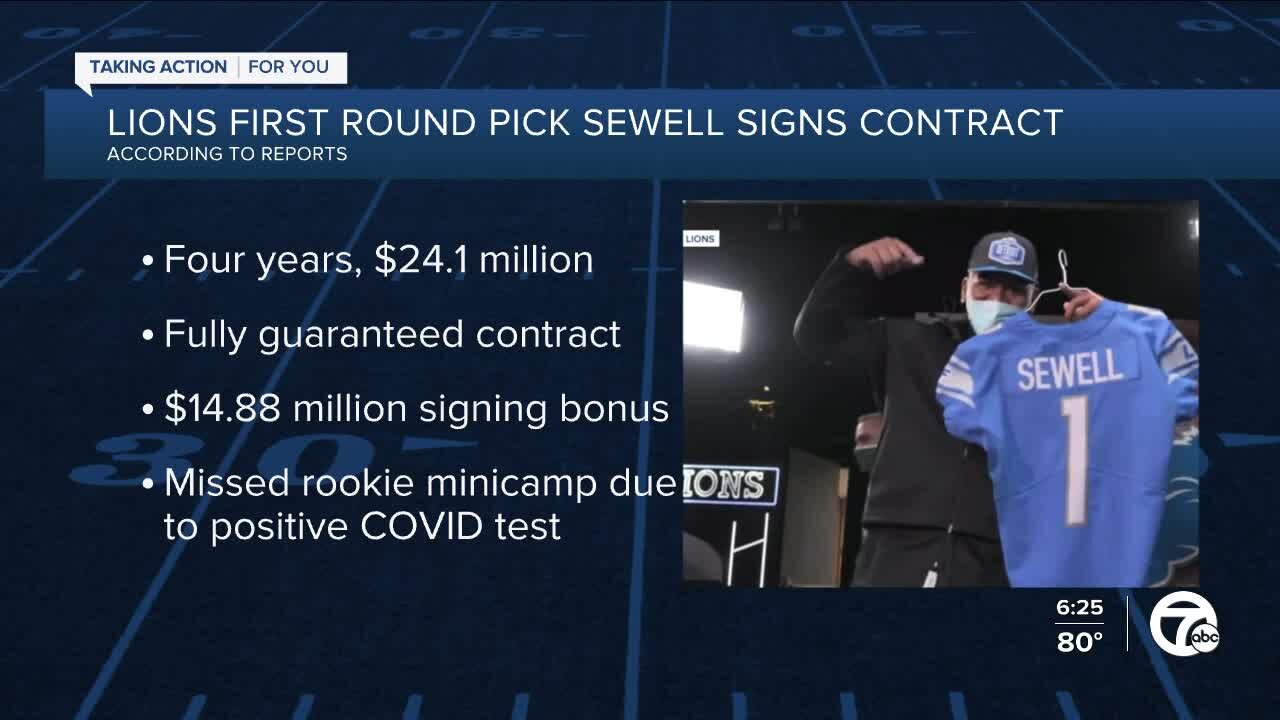 Report: Sewell signs four-year contract with Lions