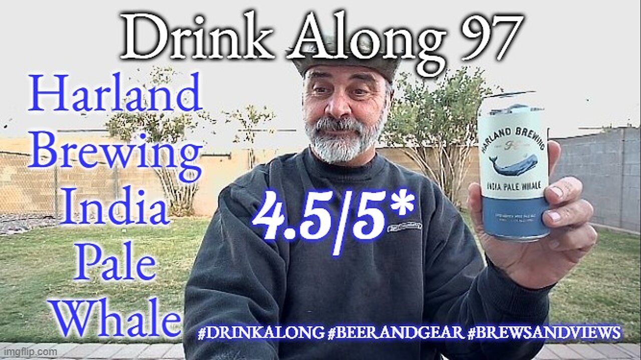 Drink Along w #beerandgear 97: Harland Brewing India Pale Whale 4.5/5*