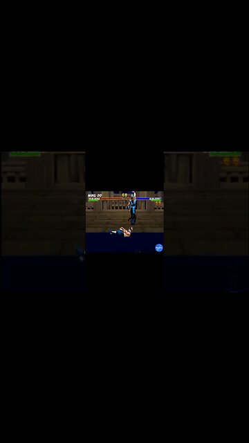 Sub-Zero fell through the floor?! #mortalkombat #retrogaming