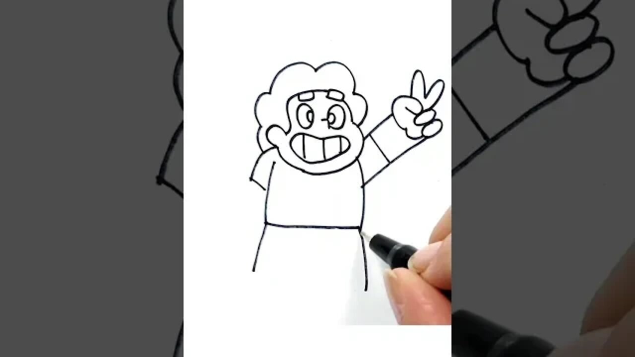 How to draw and paint Steven Universe #shorts