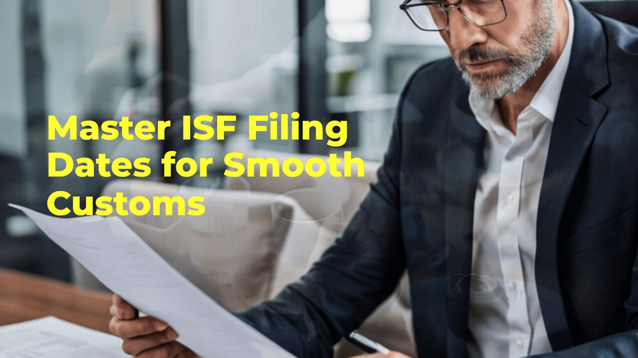 Mastering ISF Filing Dates: Key to Smooth Customs Processes