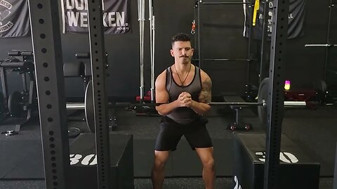 Zercher Block Squats (Zercher Anderson Squats from Boxes / Blocks)