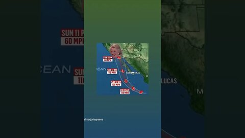Hurricane Hillary very bad