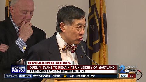 University of Maryland football coach, athletic director stay, school president to retire in June