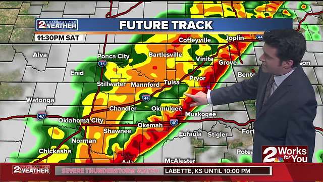 Saturday Night Weathercast