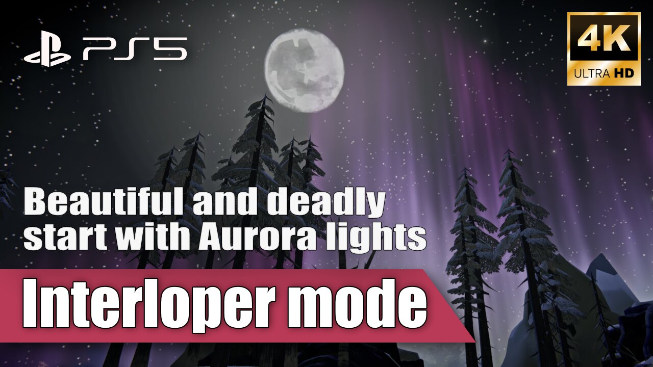 Most beautiful and deadly attempt at surviving on Interloper in The Long Dark | Aurora LIghts