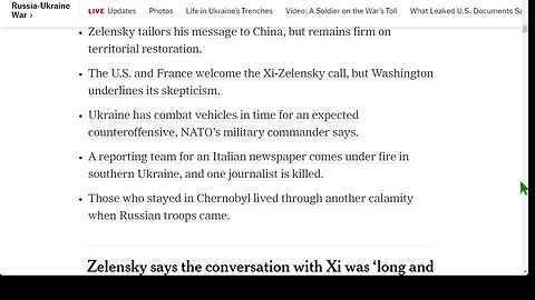 習近平和澤倫斯基的接觸是俄羅斯特別軍事行動以來已知的首次