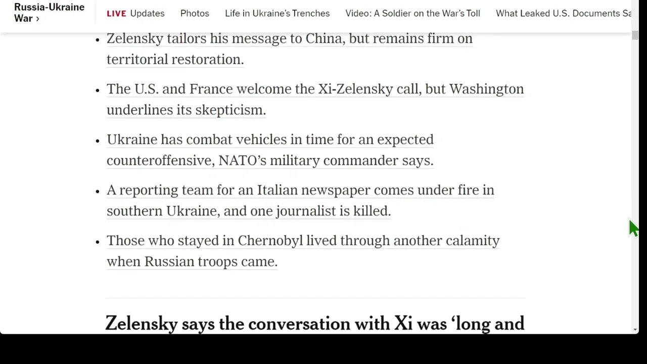 習近平和澤倫斯基的接觸是俄羅斯特別軍事行動以來已知的首次