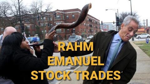 Did Dem Insider Rahm Emanuel Just Get Caught Insider Trading????