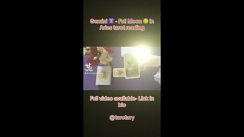 Gemini♊️ - Expressing pent up emotions! Full Moon🌕in Aries general tarot reading extract