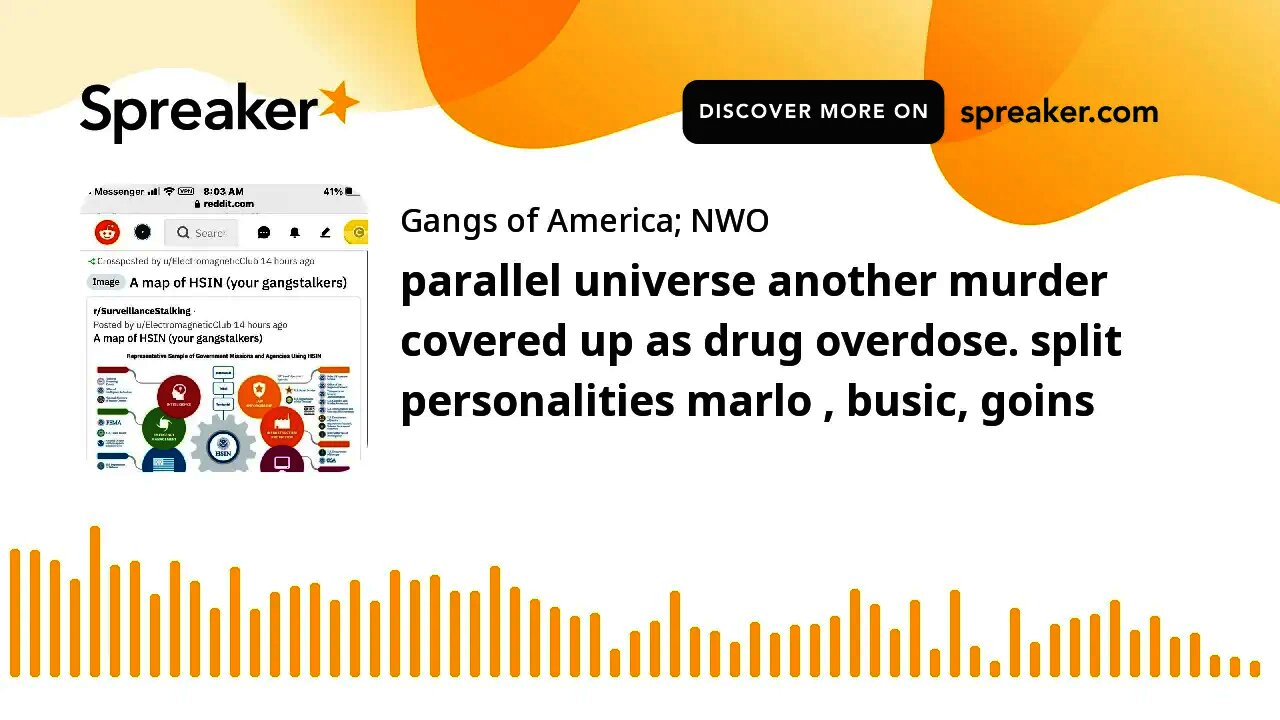 parallel universe another murder covered up as drug overdose. split personalities marlo , busic, goi