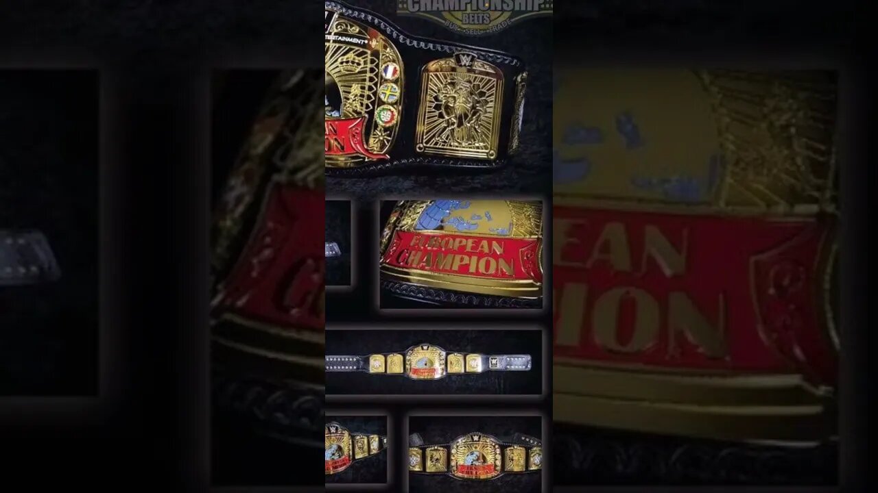 We Almost Got A Modern WWE European Title Belt??? #shorts