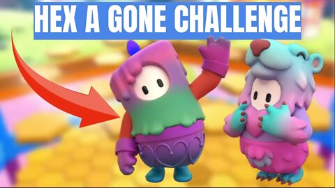 Fall Guys Hex A Gone Challenge Video