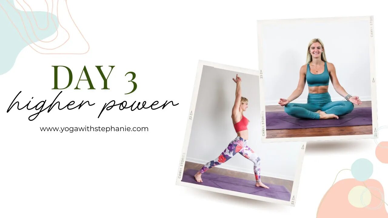 Day 3 of the Better Me Project with Yoga with Stephanie